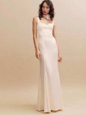 tullamore silk dress Reformation | Dresses | Reformation Sleeveless Off White Ivory Bridal Tullamore Silk Maxi Dress
